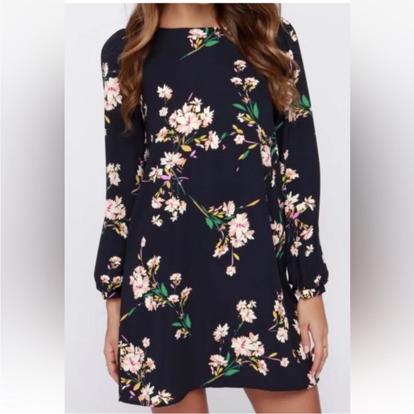 LuLus Floral Shift Dress - Picture 6 of 8